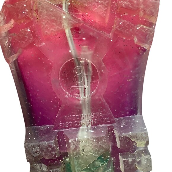 JOSMO Kids Unicorn Glitter Ombre Rain Boots Handles Size 8 Blue Pink Light Up - Picture 3 of 7